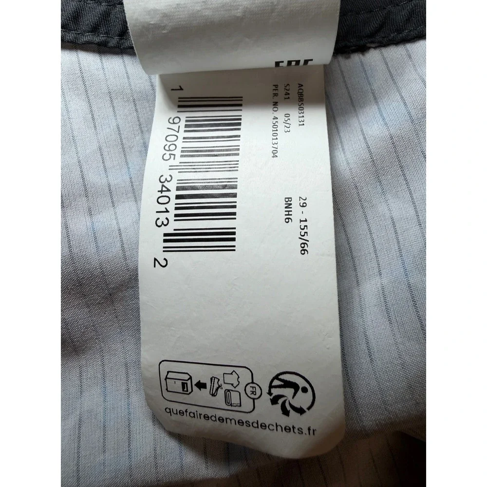Quiksilver Highline Highlite Board Shorts Blue Black 29 Swim Trunks‎ AQBS031311